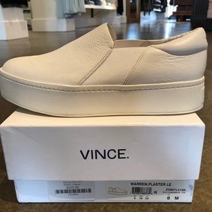 Warren Platform Sneaker in Plaster Size 8